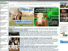 Tablet Screenshot of mexicoganadero.com